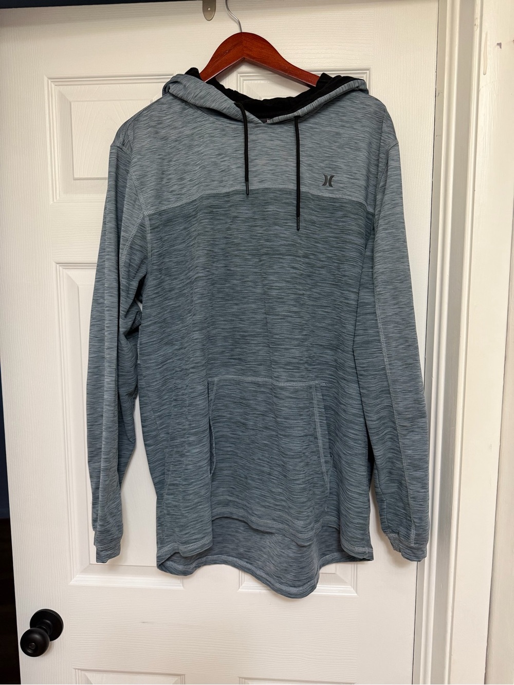 Hurley Men's Two-Tone Blue Pullover Hoodie